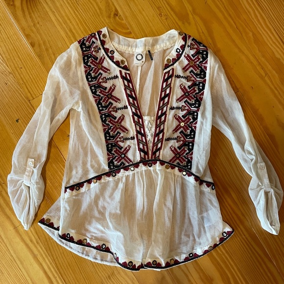 Anthropologie Akemi Kin Embroidered Top - Picture 2 of 4